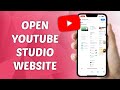 How to open youtube studio on iphone  stepbystep guide