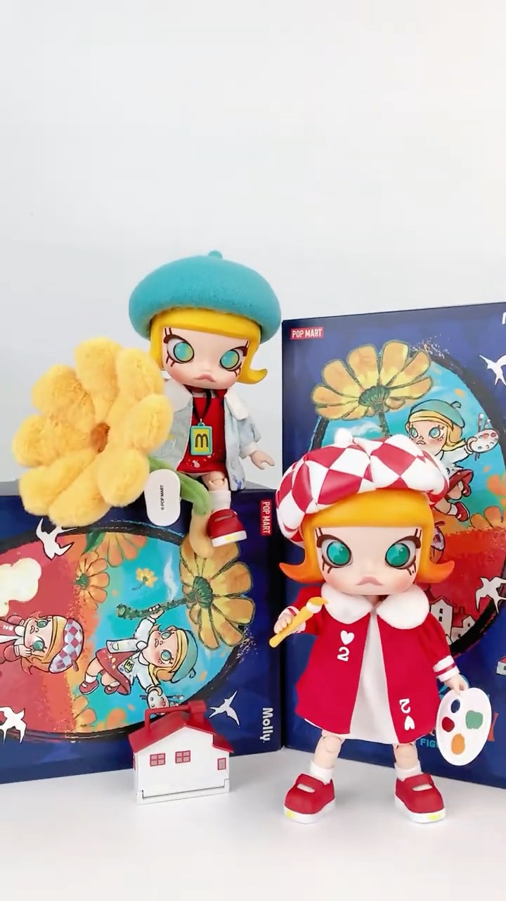 🎁✨Unboxing MOLLY 20th Anniversary | Pop Mart 1/8 Action Figure