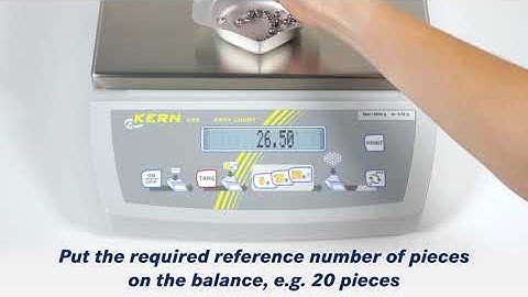 Easy to use, self-explanatory counting scale with laboratory accuracy | KERN CKE