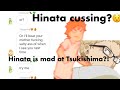 Hinata cussing?||hinat mad at Tsukishima!?||haikyuu text