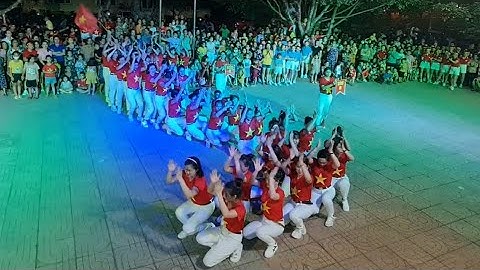 Đất Nước Trọn Niềm Vui - giải nhất hội thi dân vũ - Full nhạc - xóm Xuân Yên Nghĩa Mỹ - khoai đỏ tv