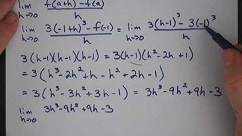 Calculus: Use limit definitions to find equations of tangent lines