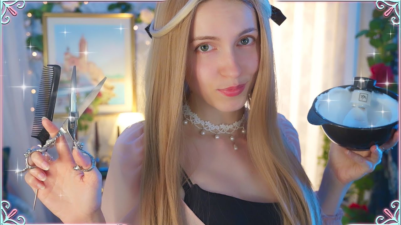 ASMR | КОРОЛЕВСКАЯ ПАРИКМАХЕРСКАЯ с твоей НЕВЕСТОЙ Принцессой 💍👑  Фэнтези-романтика 🥀