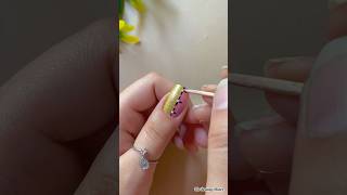 💅💕Easy nail art design with safety pin #nailart2023 #naildesign #youtubeshorts #shorts