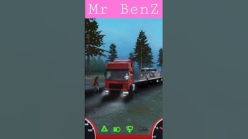 Road construction operations Truck Driver : Heavy Cargo  @mrbenz2554 #shortvideo