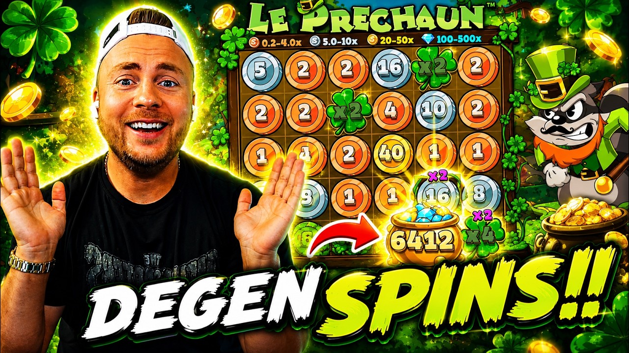FULL DEGEN MODE PAID OFF!! 🍀 INSANE WIN ON[...]