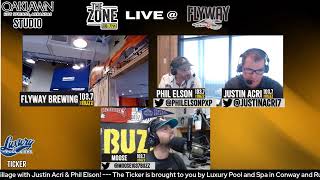 The Zone with Justin Acri and Phil Elson is LIVE from Flyway Brewing!