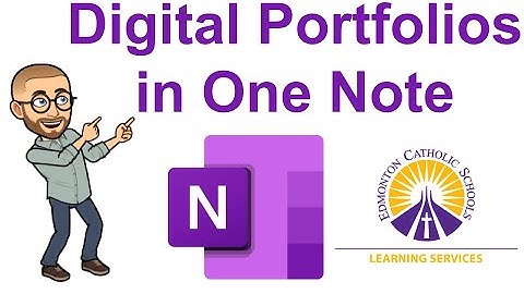 Digital Portfolios with OneNote