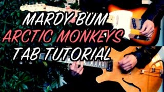 Mardy Bum - Arctic Monkeys ( Two Guitar Tab Tutorial & Cover )