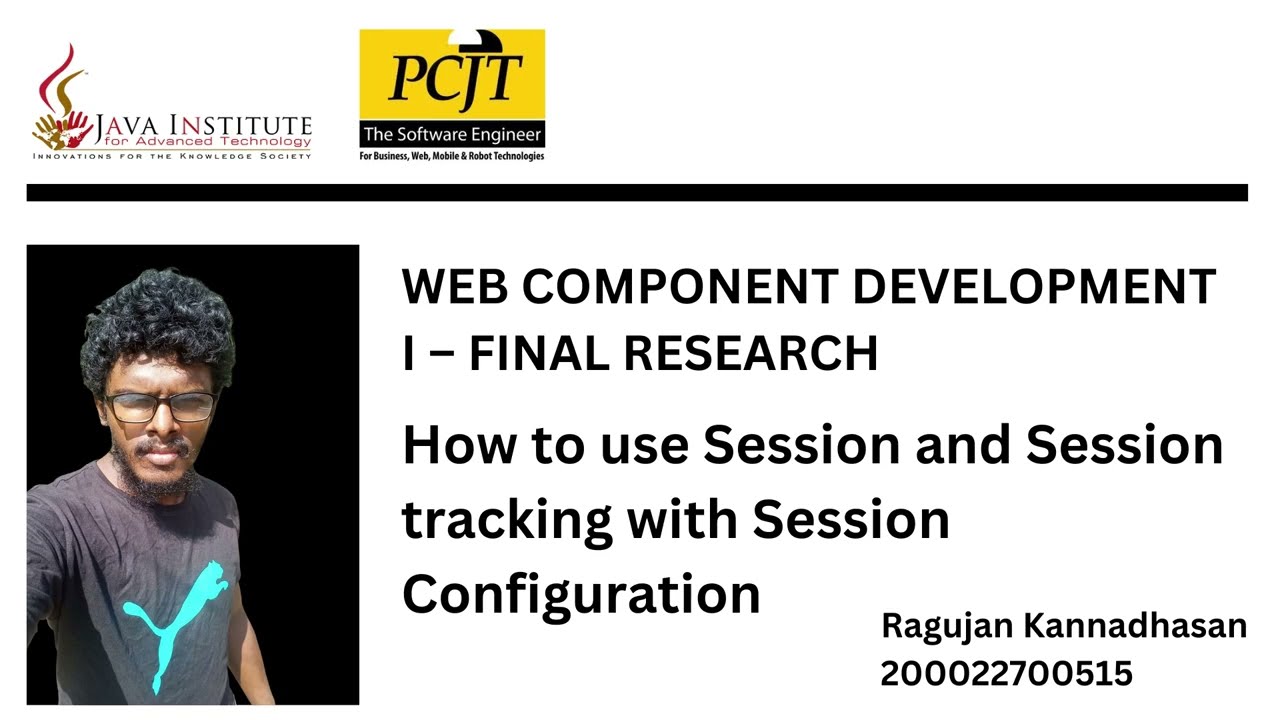 How to use Session and Session tracking with Session Configuration ...