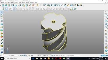 Delcam PowerShape Helical gear with basic command | tutorial 13 |