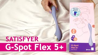 SATISFYER: G-Spot Flex 5+ - універсальний смарт вібратор, гнучкий, 12 режимів роботи