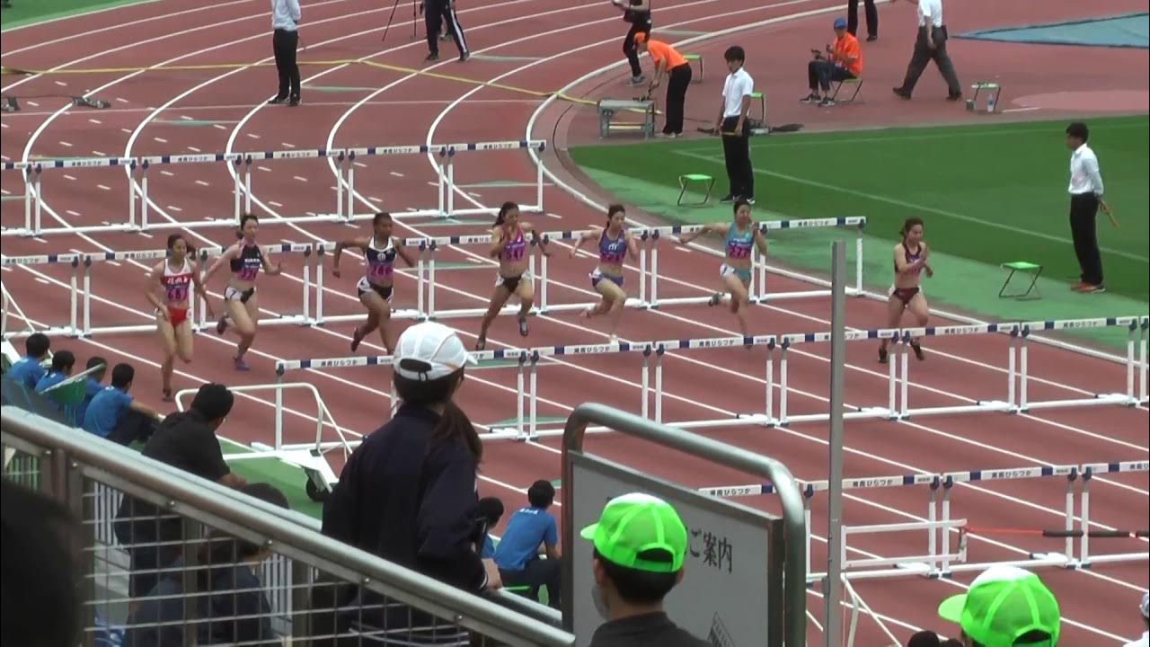 H29　個人選手権　女子100mH　予選8組