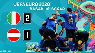 Hasil EURO 2020 - Harinya 'Super Sub', Italia Susah Payah ke 8 Besar