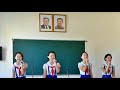 One of the best song from north korea  train to the front line  performed by ryulgok students