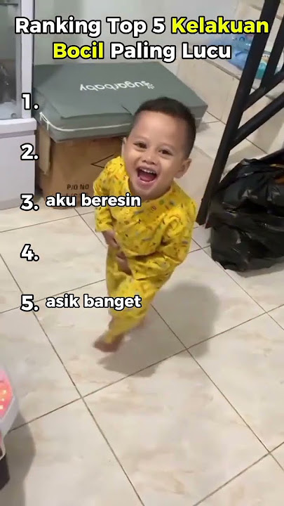 ranking top 5 kelakuan anak kecil paling lucu #hiburan hib#videolucu #ngakak #shorts #tiktok #bocil