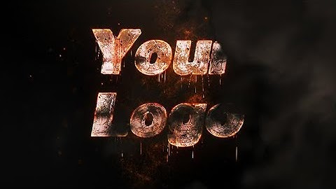 Create a Black Smoke Fire Logo Intro Video - MakeWebVideo.com