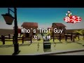 【カラオケ】Who&#39;s That Guy/及川 光博