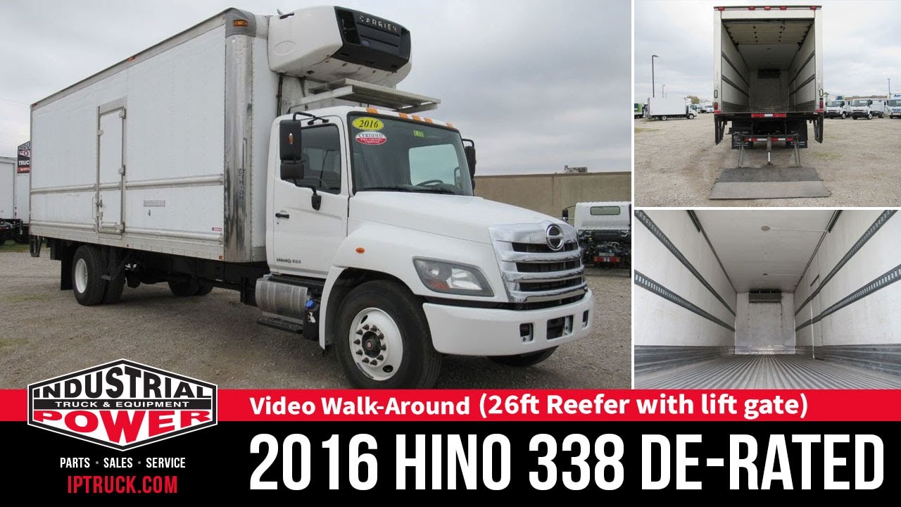 t*i様 HINO RANGER REEFER ミドルサイズ Refrigerator Truck (Reefer) Hino 338 De-Rated/Non CDL | Stock