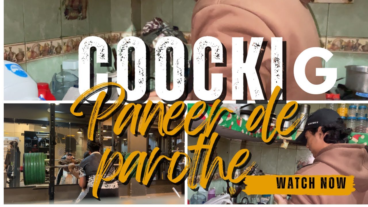 Aaj bna diye paneer de prothe 🤤