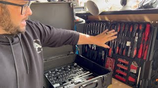 799pcs Aluminum Trolley Case Tool Set Silver, House Repair Kit Set, Household Hand Tool Set