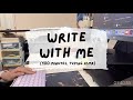 1.5 hour write with me (typing sounds, white noise, no breaks, real-time, no music) ✍️✨