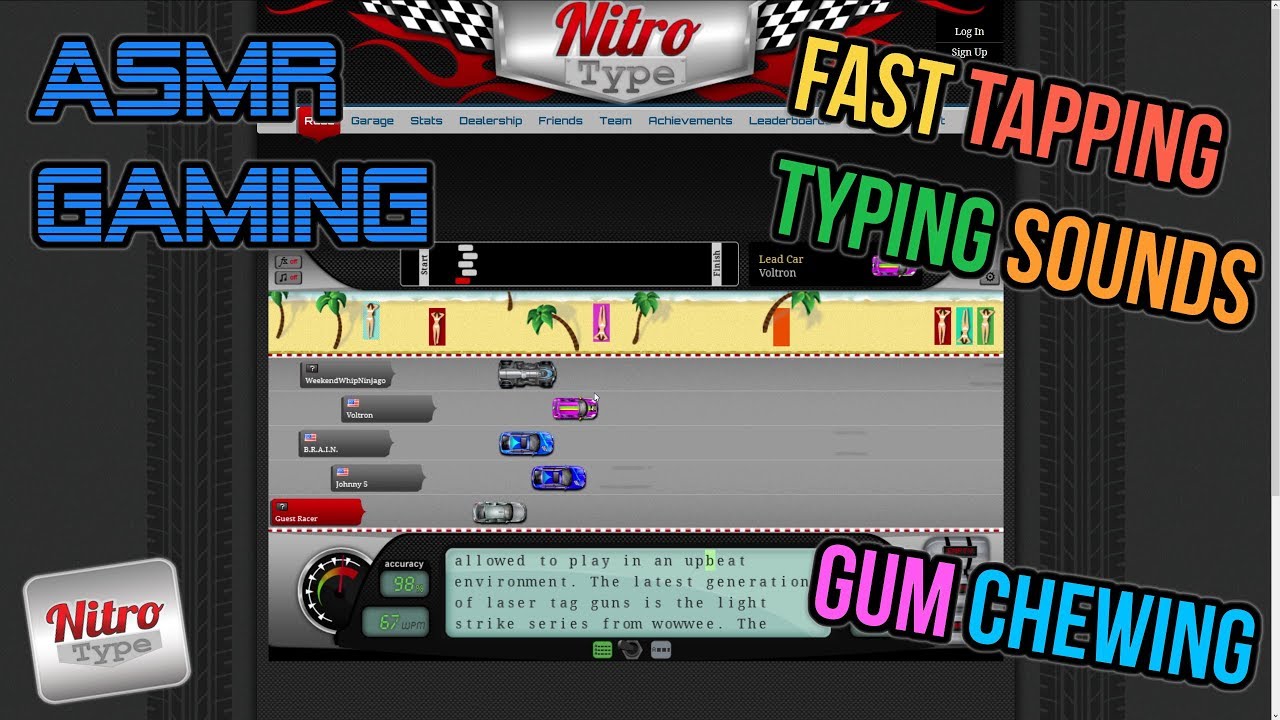 Nitro Type - Race Car Typing - Educators Technology