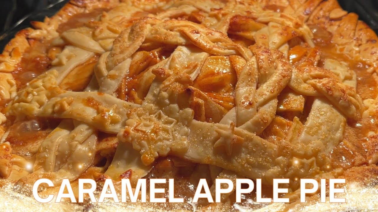 Карамельный яблочный пирог | Домашний карамельный соус | Рецепт приготовления