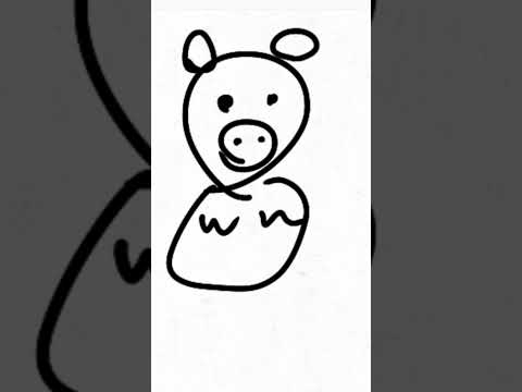Piggy Drawing Song #shorts #short