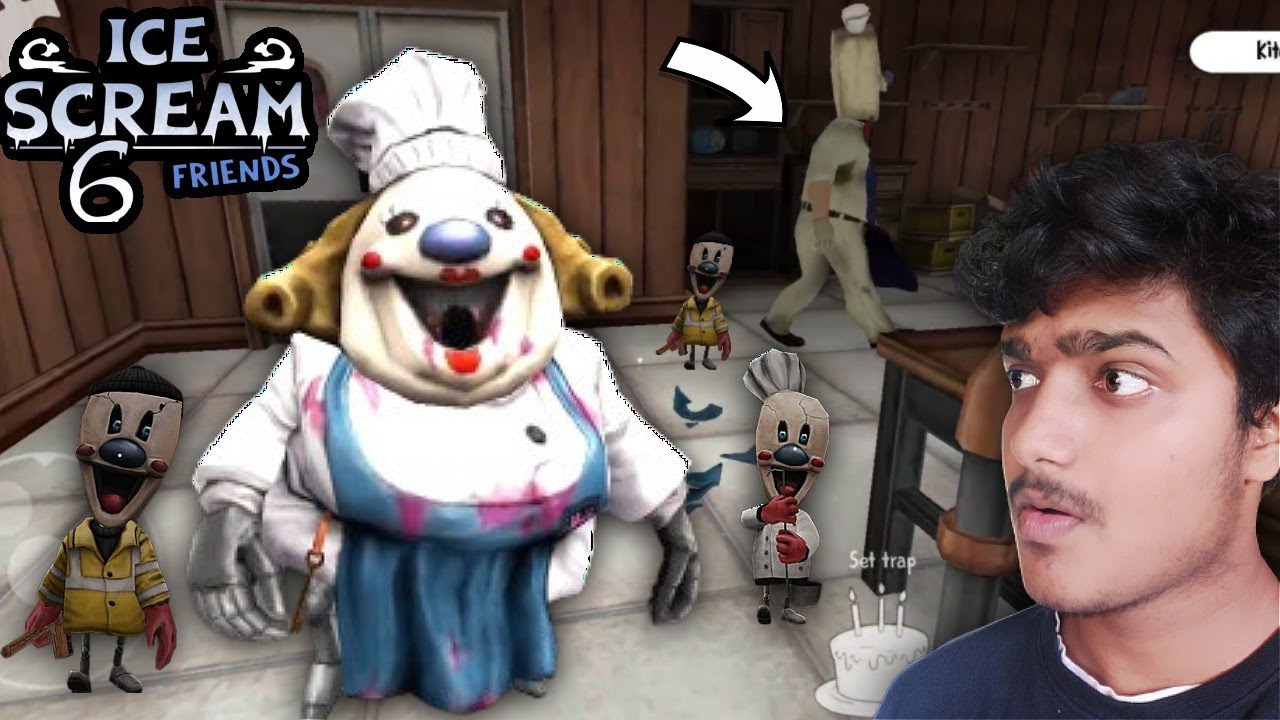 ICE CREAM CHAPTER 6 NEW ROBOT KIDNAPPER || HORROR GAMEPLAY - YouTube