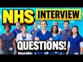 TOP 10 NHS INTERVIEW QUESTIONS &amp; ANSWERS! (How to PREPARE for an NHS JOB INTERVIEW!)