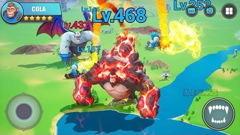 Age Of Apes Ads Review All Levels Part 23:Giant Ape Mutates into Jet Volcanic Ape