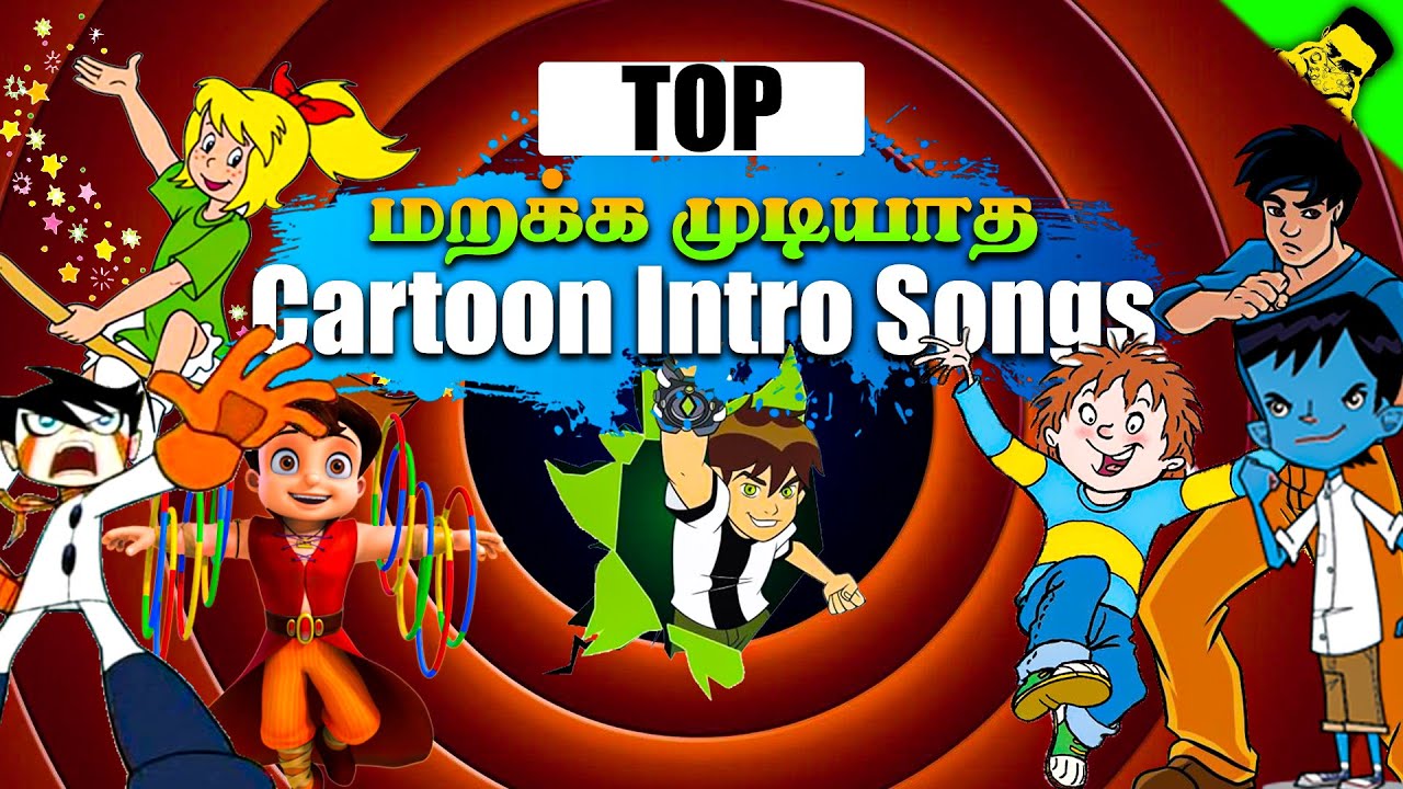 90s and Early 2k Cartoon Shows Top 10 Intro Songs in Tamil