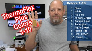 ThermoFlex Plus Colors 1 through 10