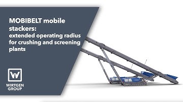 Work Site Logistics with MOBIBELT Stackers: Material Transport for Crushing and Screening Plants