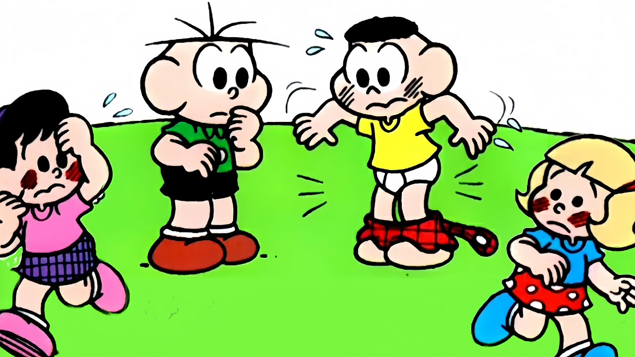 CASCÃO SÓ DE CUECA 😳 - Gibis da Turma da Mônica