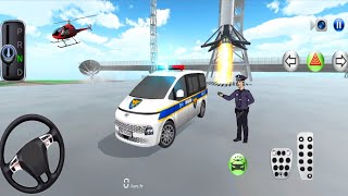 Space Travel with Rocket Launch & Police Staria Hyundai Van Car - 3D Driving Class 2026 New Gameplay screenshot 2