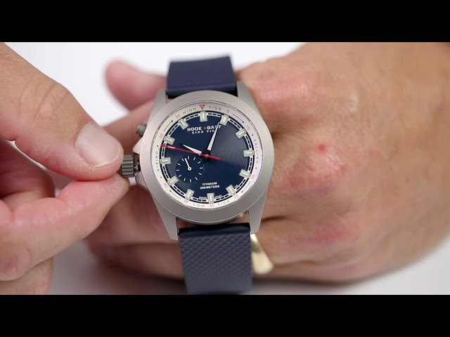 How to Set/Read an Analog Tide Watch - The King Tide Watch from Hook+Gaff 