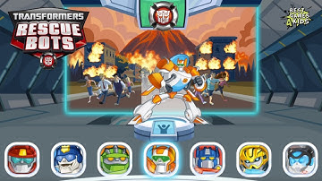 Transformers Rescue Bots: Disaster Dash Hero Run #242 | CHASE: Police-Bot, w/ Stegosaurus Shield!