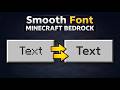 How to Install Smooth Font For Minecraft Bedrock &amp; PE 26+ | Smooth and Colorful Fonts