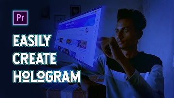 Create a Hologram Effect Using Just Premiere Pro | ( no plug ) | Easily Create Hologram Step by Step