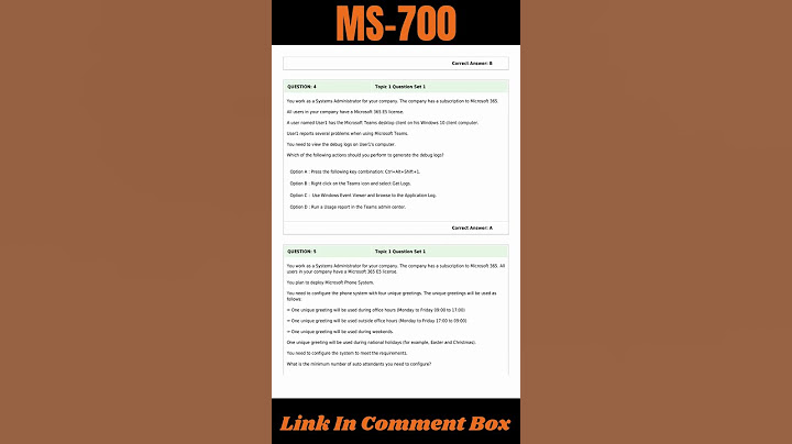 Managing Microsoft Teams MS-700 | Exam Dumps