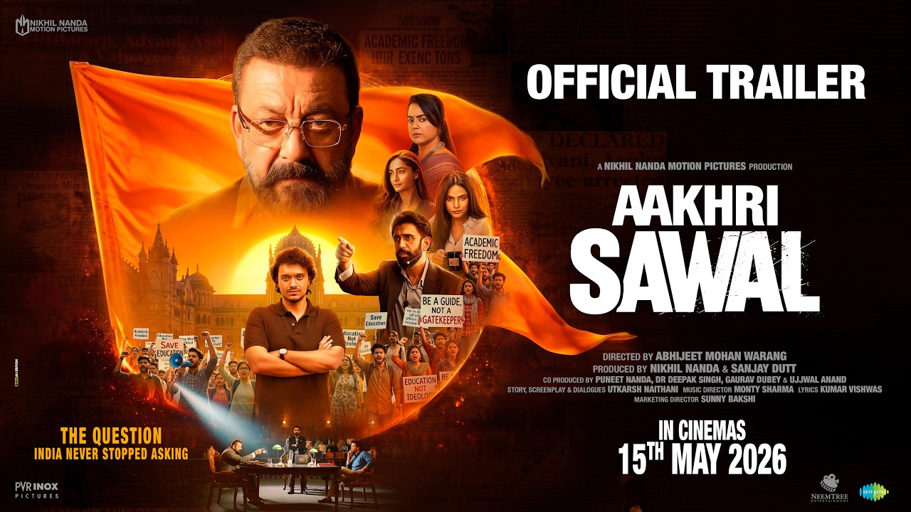 Aakhri Sawal Official Trailer | Sanjay Dutt | Namashi | Amit Sadh | Sameera Reddy | 15 May Release