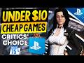 15 AMAZING PSN Game Deals UNDER $10! PSN Critics Choice Sale CHEAP PlayStation Games to Buy!