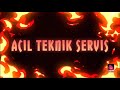 Acil teknik servis tm sorunlarnz iin irtibata gecebiliriz