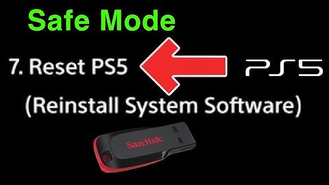 PS5 Safe Mode: How to Reinstall System Software with USB!