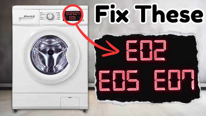 Bosch Washer Code E02: Troubleshooting Made Easy