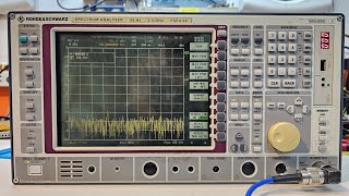 ROHDE & SCHWARZ FSEA 30 SPECTRUM ANALYZER  basic repair of spectrum analyzer