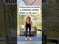6 Exercises to build a STRONG UPPER BODY in 20 min!💪😅