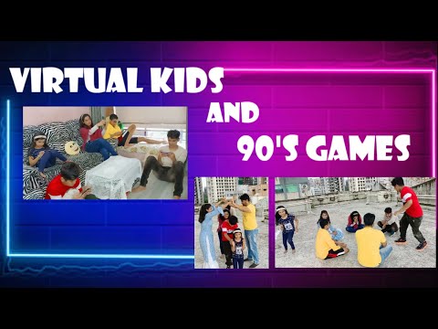 Virtual kids and 90's Game | #funnyGames #masti | Learn O Fun With Aliya
